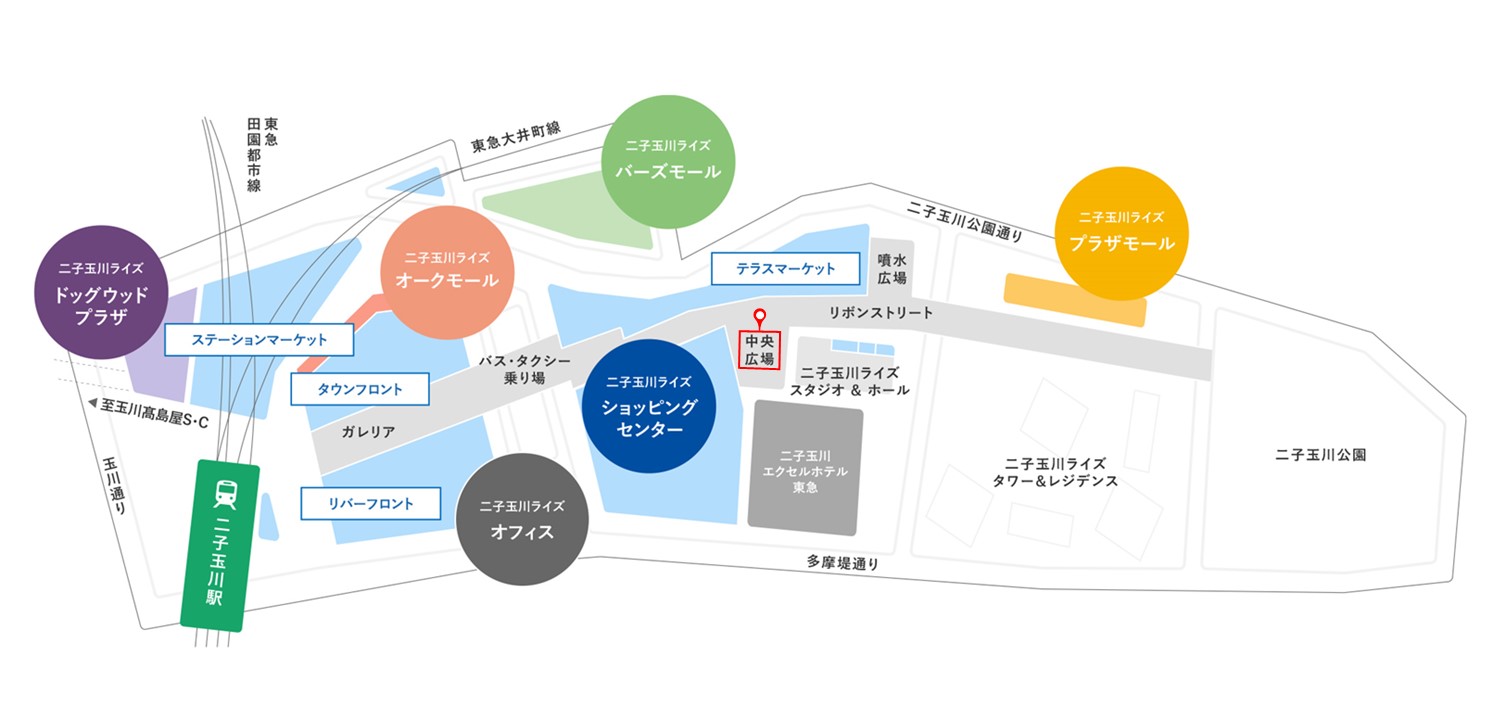 アクセスマップ(中央広場)