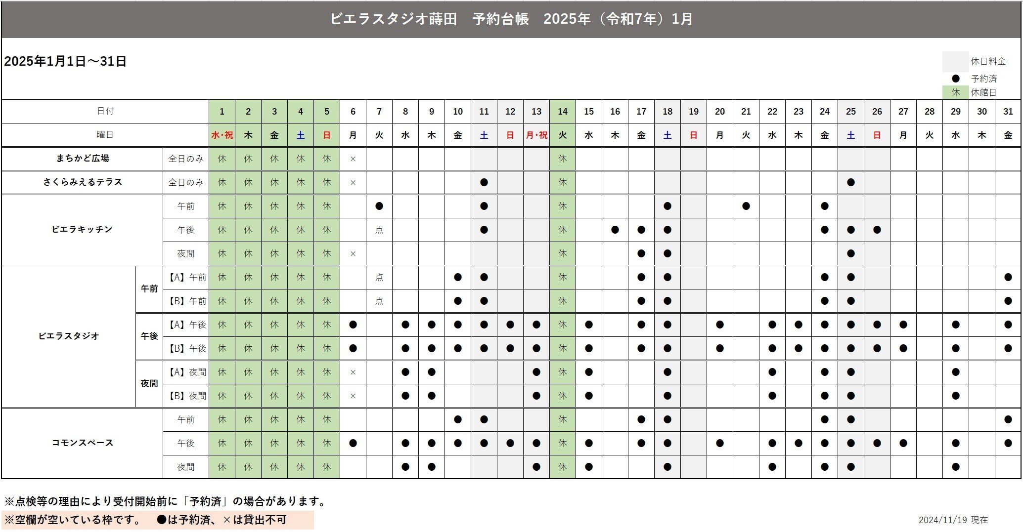 202501月施設予約状況(1119)