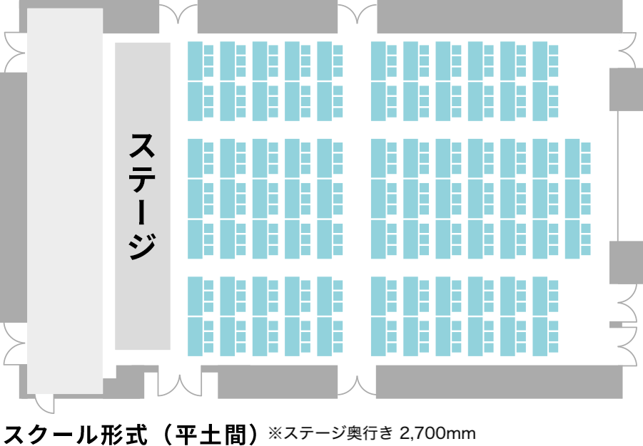 スクール形式レイアウトのコピー
